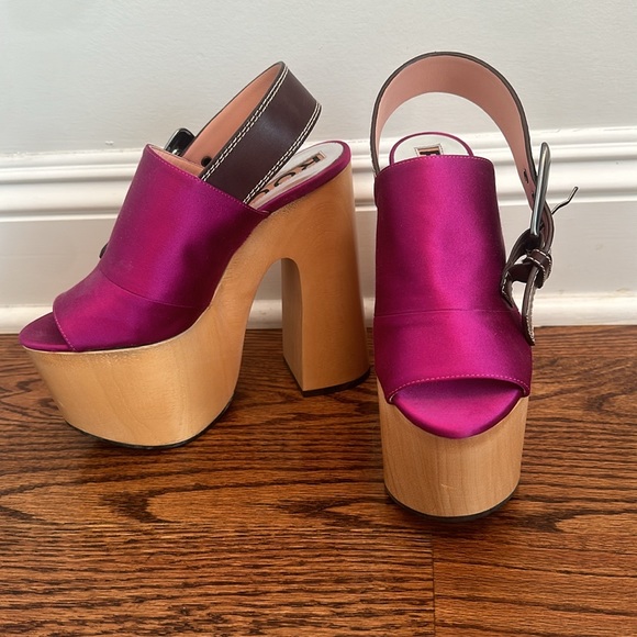 Rochas Platform Sandals Size 36 - Picture 4 of 6
